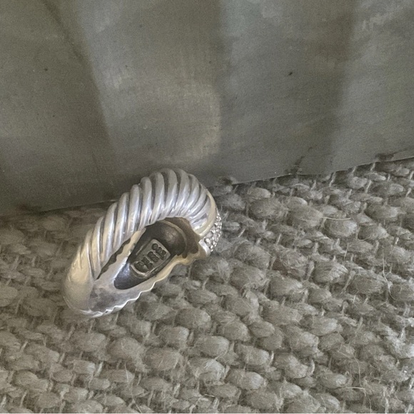 David Yurman Thoroughbred Diamond Pave Ring and Hallmarked Bracelet - Picture 6 of 10